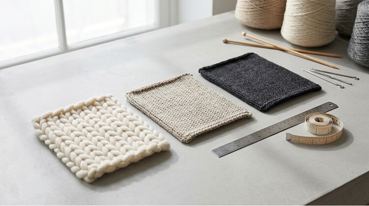 Understanding gauge: what 3GG, 7GG and 12GG mean for your knit